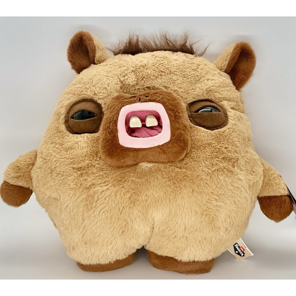 ZURU Fuggler Chunky Fuggs Capybara Plush NWT Cap'n Blathering Barry